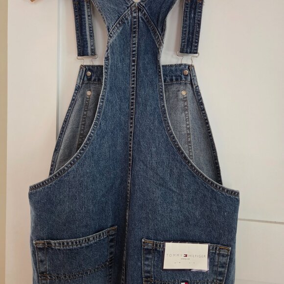 Tommy Hilfiger Women's Denim Overalls  Size L NWT - Picture 3 of 3